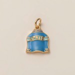 DIY Cartoon Charm Pendant Set for Jewelry Making - Gold Color Charms