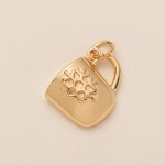 DIY Cartoon Charm Pendant Set for Jewelry Making - Gold Color Charms