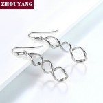 Spiral Drop Earrings for Women Rose Gold Simple Fashion Jewelry