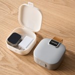Portable Mini Storage Box for Data Cables and Earbuds