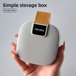 Portable Mini Storage Box for Data Cables and Earbuds