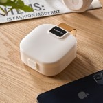 Portable Mini Storage Box for Data Cables and Earbuds