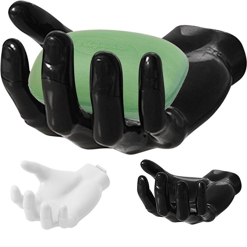 Multi-Functional Hand-Shaped Adhesive Hook Hanger for Keys and Storage