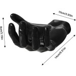 Multi-Functional Hand-Shaped Adhesive Hook Hanger for Keys and Storage
