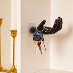 Multi-Functional Hand-Shaped Adhesive Hook Hanger for Keys and Storage