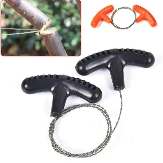 Manual Steel Wire Rope Chain Saw for Camping and Survival