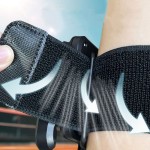 Rotating Armband Phone Holder for Running, Adjustable Hands-Free Wrist Pouch