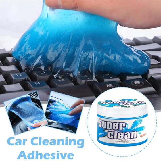 Reusable Car Cleaning Gel for Vents, Dashboard & Steering Wheel