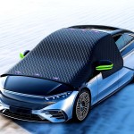 Magnetic Car Windshield Snow Cover for Winter Ice and Frost Protection