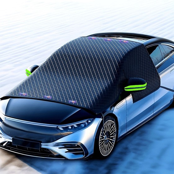 Magnetic Car Windshield Snow Cover for Winter Ice and Frost Protection