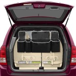 Car Trunk Organizer with Adjustable Straps, Collapsible Waterproof Cargo Storage Bag,