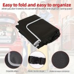 Car Trunk Organizer with Adjustable Straps, Collapsible Waterproof Cargo Storage Bag,