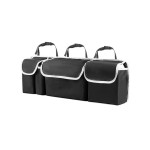 Car Trunk Organizer with Adjustable Straps, Collapsible Waterproof Cargo Storage Bag,