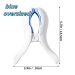 Large Windproof Plastic Clips for Beach Towels, Blankets and Laundry