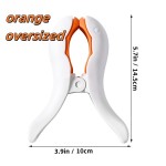 Large Windproof Plastic Clips for Beach Towels, Blankets and Laundry