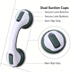 Punch-Free Suction Cup Bathroom Grab Bar for Kids & Elderly