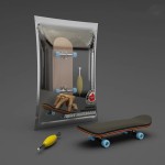 Wooden Fingerboard Skateboard Set with Professional Trucks