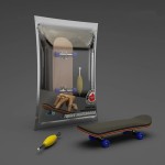 Wooden Fingerboard Skateboard Set with Professional Trucks
