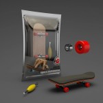 Wooden Fingerboard Skateboard Set with Professional Trucks