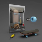 Wooden Fingerboard Skateboard Set with Professional Trucks