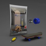 Wooden Fingerboard Skateboard Set with Professional Trucks
