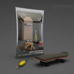 Wooden Fingerboard Skateboard Set with Professional Trucks