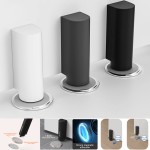 Magnetic Door Stopper, Nail-Free Adhesive Door Holder in Milk White or Black