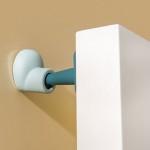 Silicone Door Stop Anti-Collision Wall Protector Punch-Free