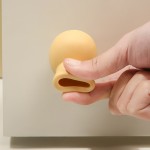 Silicone Door Stop Anti-Collision Wall Protector Punch-Free