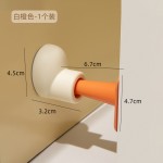 Silicone Door Stop Anti-Collision Wall Protector Punch-Free