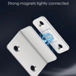 2-Piece Magnetic Door Latch Set for Cabinets and Wardrobes