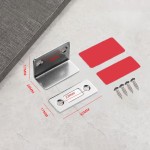 2-Piece Magnetic Door Latch Set for Cabinets and Wardrobes