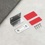 2-Piece Magnetic Door Latch Set for Cabinets and Wardrobes