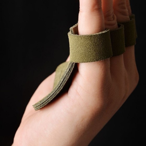 Leather Weight Lifting Gloves with Palm Protection for Gym Workouts
