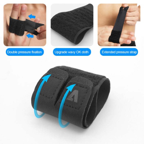 Adjustable Finger Splint Support Brace for Sports and Joint Protection