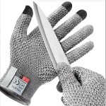 5-Level Cut-Resistant Touch Screen Gloves for Kitchen and Fishing