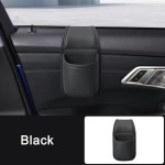 PU Leather Car Door Hanging Organizer with Cup Holder and Storage Pockets