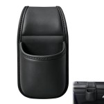 PU Leather Car Door Hanging Organizer with Cup Holder and Storage Pockets