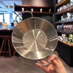 Double Handle Stainless Steel Saucepan Griddle Pan 22cm