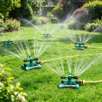 360 ° Rotating Irrigation Nozzle, Garden Irrigation Watering Sprinkler, Lawn Irrigation System for Home Yard Watering Flowers