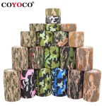 Camouflage Elastic Bandage Disguise Bicycle Self Adhesive Wrap Tape Hunting Bick  Sports Protector Knee Finger Arm Support