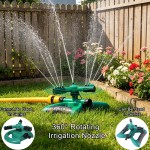 360 ° Rotating Irrigation Nozzle, Garden Irrigation Watering Sprinkler, Lawn Irrigation System for Home Yard Watering Flowers