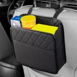PU Leather Car Seat Organizer Storage Bag for All Vehicle Models Keep Your Ride Neat & Protected with Essential Auto Accessories