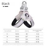 Waterproof Reflective Breathable Dog Harness Escape Proof No Pull Adjustable Pet Vest Soft Mesh Chest Strap Small Medium Large Dogs