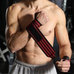 Pair Weightlifting Wristband, Wrist Wraps, Gym Fitness Straps Support , Sports Equipment