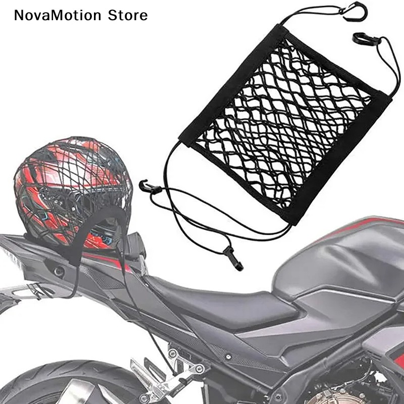 2-Layer Car Storage Net Bag Between Seats Car Divider Pet Barrier Stretchable Elastic Mesh Bag Organizer Auto Accessories