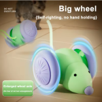 Bite-resistant Interactive Cat Toy Electric Mouse Car Automatic Teaser Kitten Pet Toys Rechargeable Intelligent Obstacle Avoidance