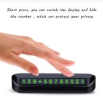 Car Phone Number Card Temporary Parking Card Plate Telephone Number Car Park Stop Automobile Accessories Car-styling