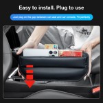 Universal Car Seat Gap Organizer PU Leather Auto Console Side Pocket Seat Crevice Storage Box Car Interior Accessory