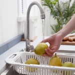 Precision Kitchen Storage Rack Soap Sponge Adjustable Vegetable Drain Basket Sink Retractable Multifunctional Tools